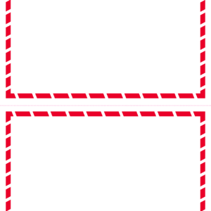 Blank WHMIS Shipping Label with red border