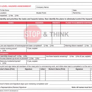 FLHA - sample page, back
